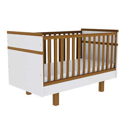 Vilha mitwachsendes Babybett 70x140 cm weiß/natur Vilha