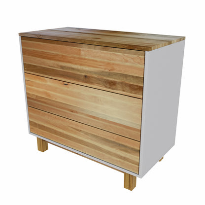 Vilha Kommode 900  weiß/natur