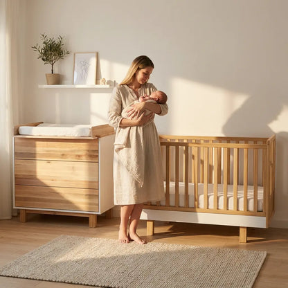 Babyzimmer Vilha 900 natur/weiß Vilha