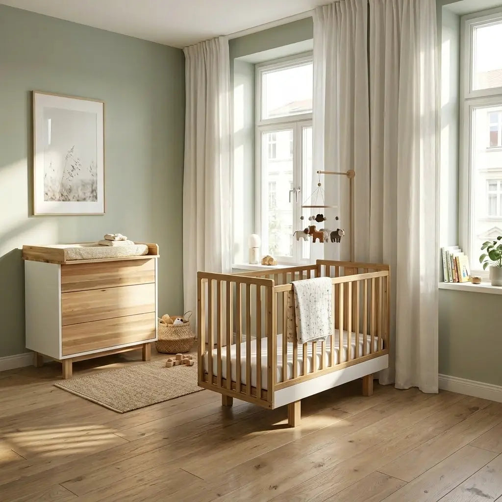 Babyzimmer Vilha 900 natur/weiß Vilha