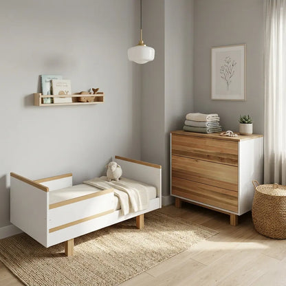 Vilha Babyzimmer Set 900 weiß/natur Vilha