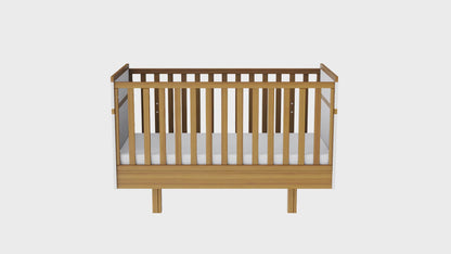 Vilha mitwachsendes Babybett 70x140 cm graphit/natur