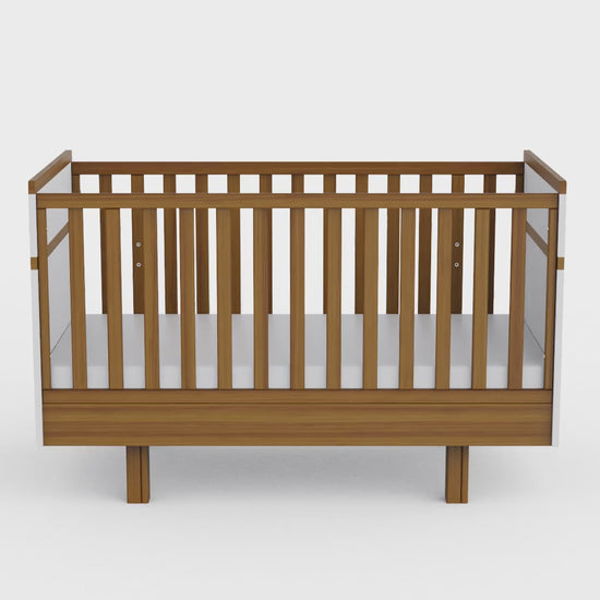 Babybett weiß/natur Vilha Video