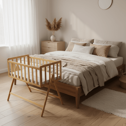 Vilha Beistellbett aus Holz Natur - Vilha