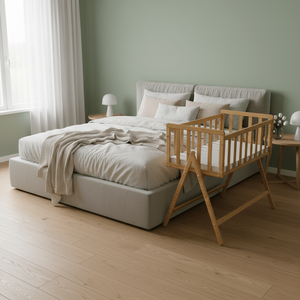 Vilha Beistellbett aus Holz Natur - Vilha