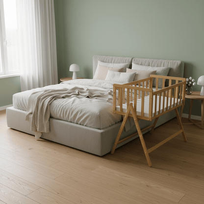 Vilha Beistellbett aus Holz Natur - Vilha