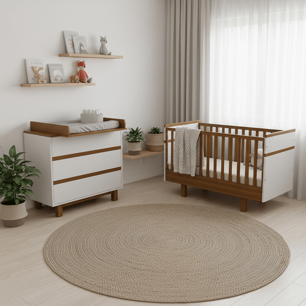 Babymöbel Set weiß/natur - Vilha