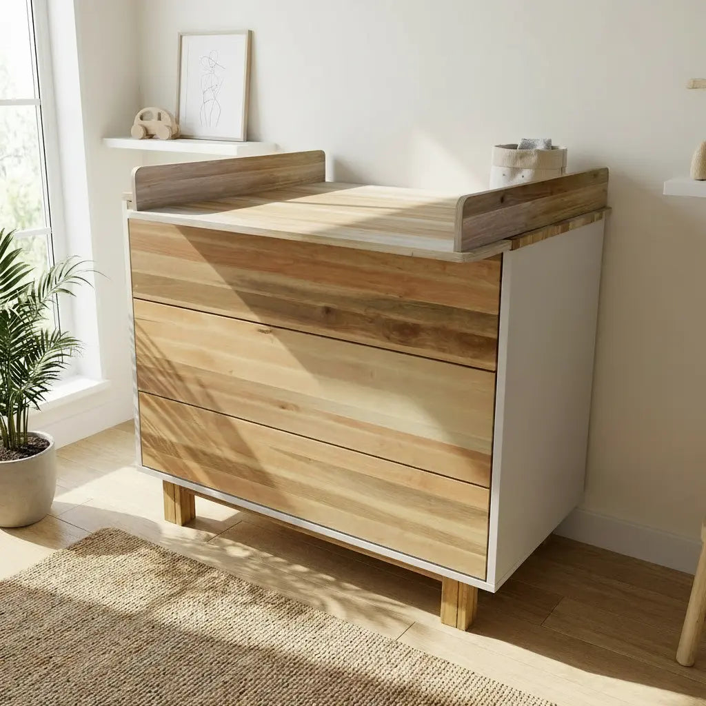 Babyzimmer Vilha 900 natur/weiß Vilha